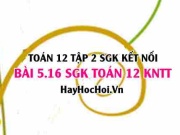 Bài 5.16 SGK Toán 12 tập 2 Kết nối tri thức: Xét vị trí tương đối giữa hai đường thẳng